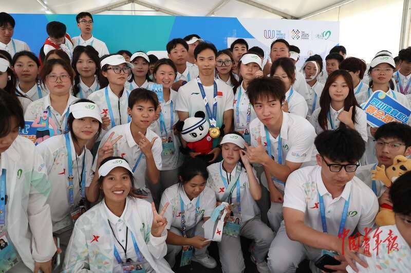 中青网记者, rqDCV, 成都世运会